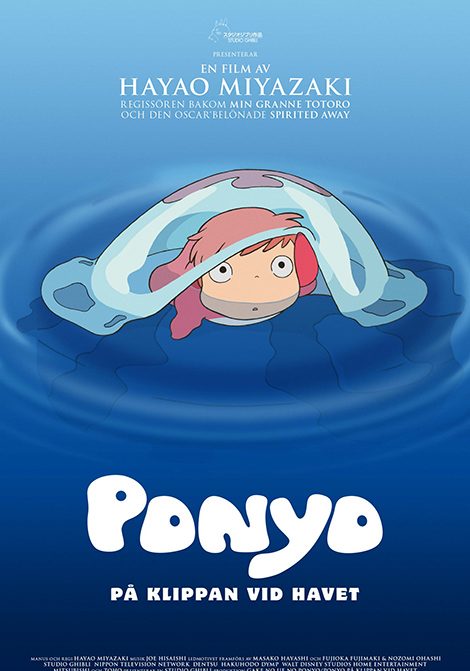 Ponyo på klippan vid havet (Sv. tal) poster