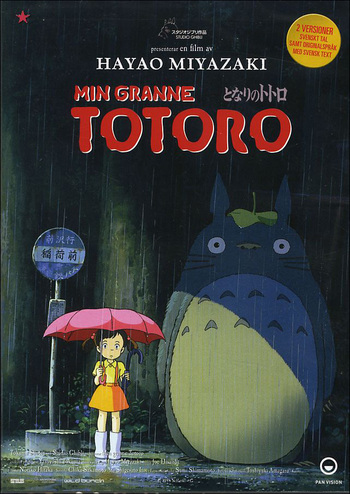 Filmposter för Min granne Totoro