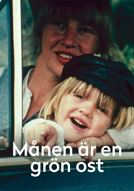Månen är en grön ost poster