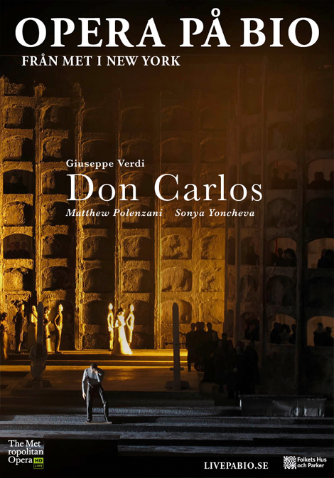 Met Opera 2021-2022: Don Carlos poster