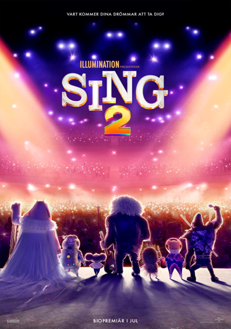Sing 2 (Sv. tal) poster