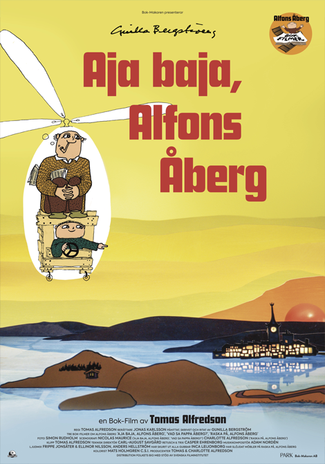 Filmposter för Aja baja, Alfons Åberg