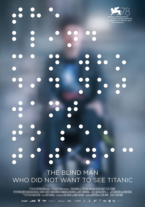 Den blinda mannen som inte ville se Titanic poster