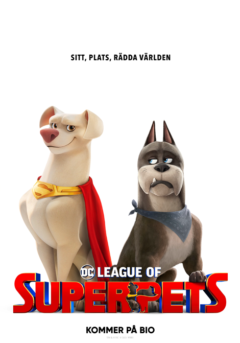 Filmposter för DC League of Super-Pets (Sv. tal)