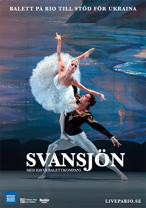 Svansjön - balettkompaniet på National Opera i Ukraina poster