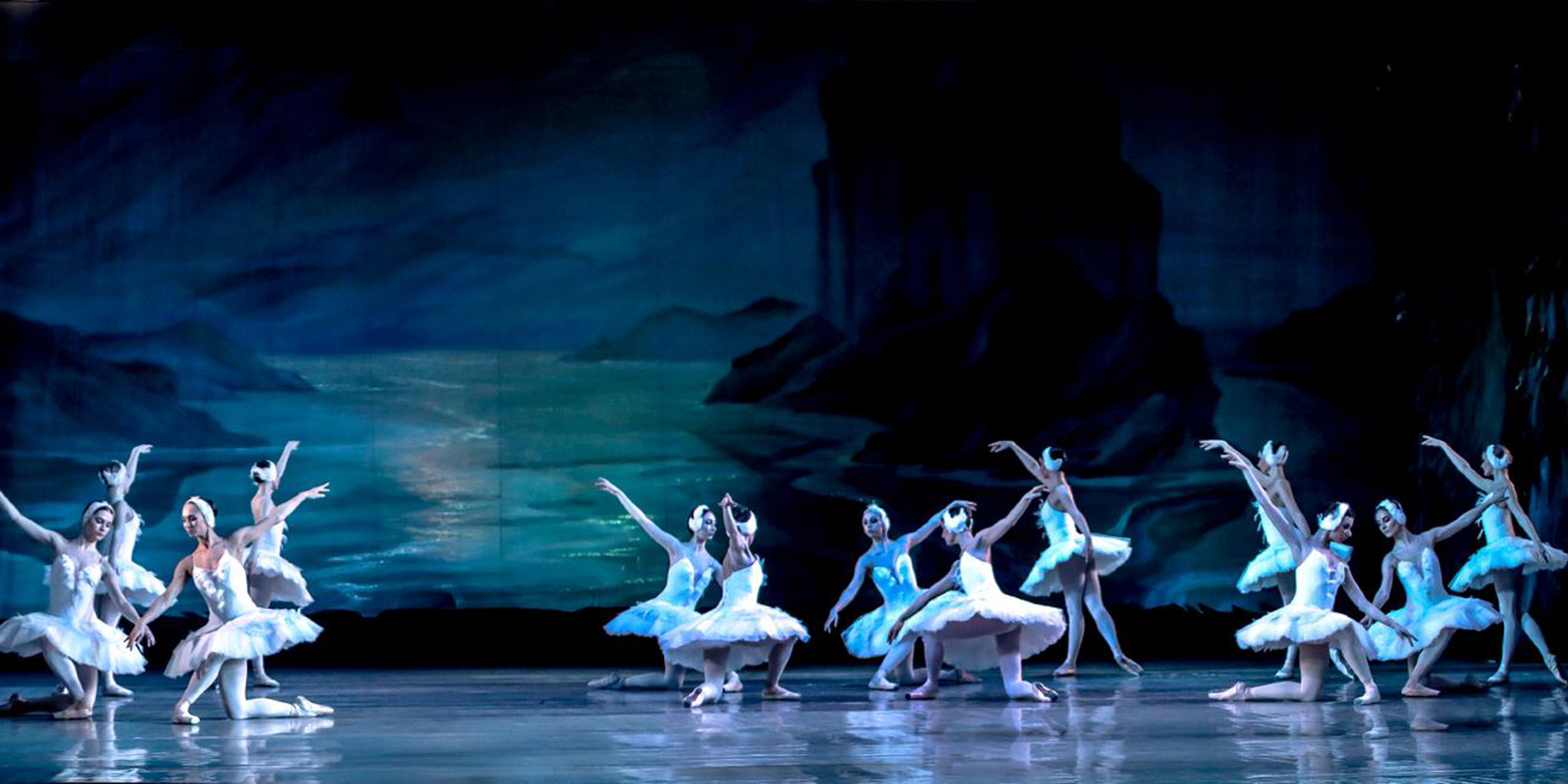 Svansjön - balettkompaniet på National Opera i Ukraina Bild