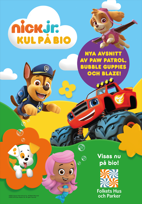 Filmposter för PAW Patrol, Blaze och Bubble Guppies: Kul på bio! – 2022-06-11T15:00:00