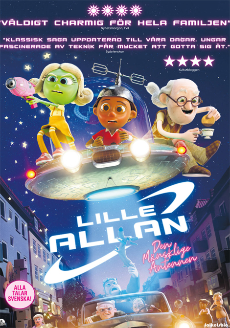 Filmposter för Lille Allan – den mänsklige antennen