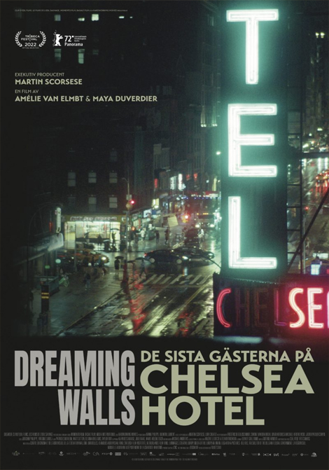 Filmposter för Dreaming Walls &#8211; de sista gästerna på Chelsea Hotel – 2022-08-15T18:15:00