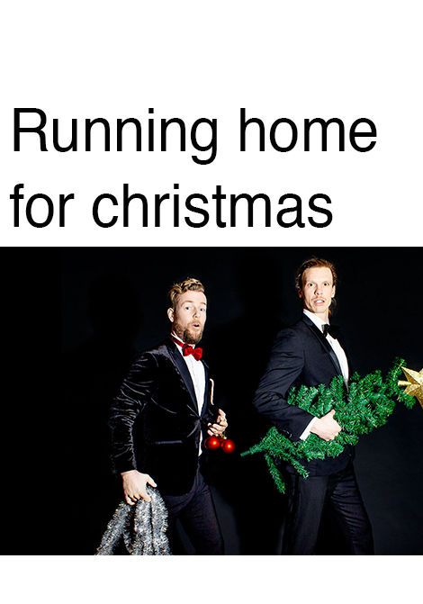 Julkonsert: Running Home for Christmas poster