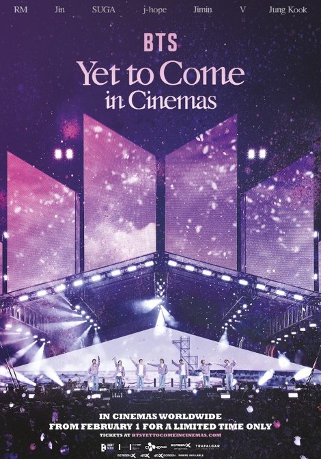 BTS Yet To Come In Cinemas poster