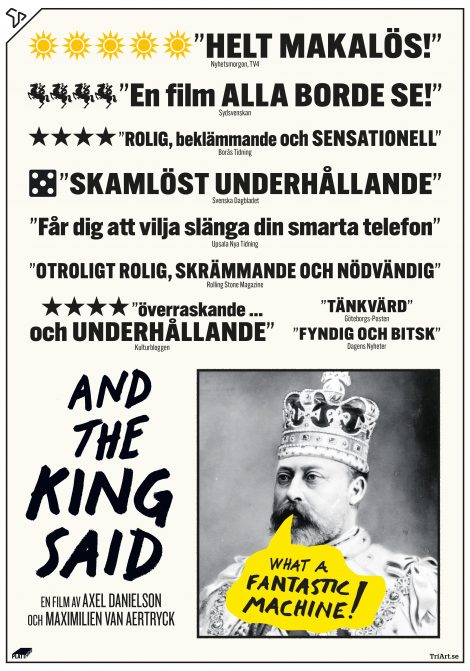 Filmposter för and the king said, what a FANTASTIC MACHINE