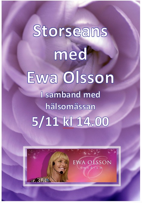 Storseans med Ewa Olsson poster