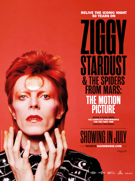 Filmposter för Ziggy Stardust 50-årsjubileum