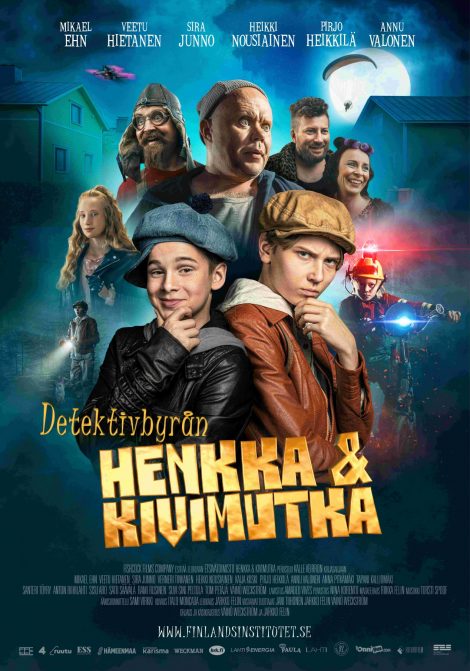 Filmposter för Detektivbyrån Henkka & Kivimutka