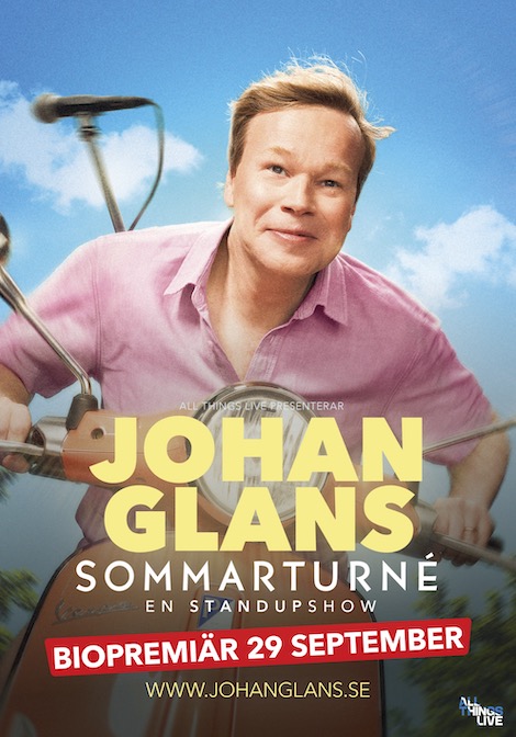 Johan Glans Sommarturné - En Standupshow poster