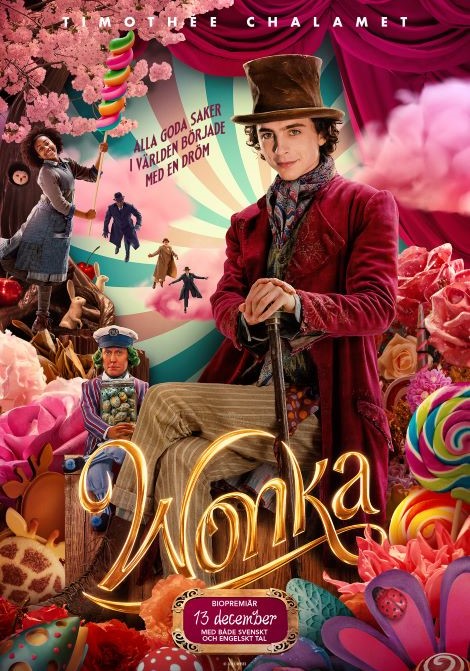 Filmposter för Wonka (Sv. tal)