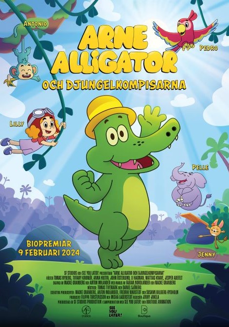 Arne Alligator och djungelkompisarna poster