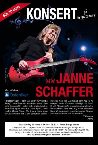 Konsert - möt Janne Schaffer poster