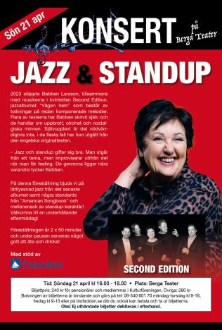 Konsert - Jazz och Standup poster