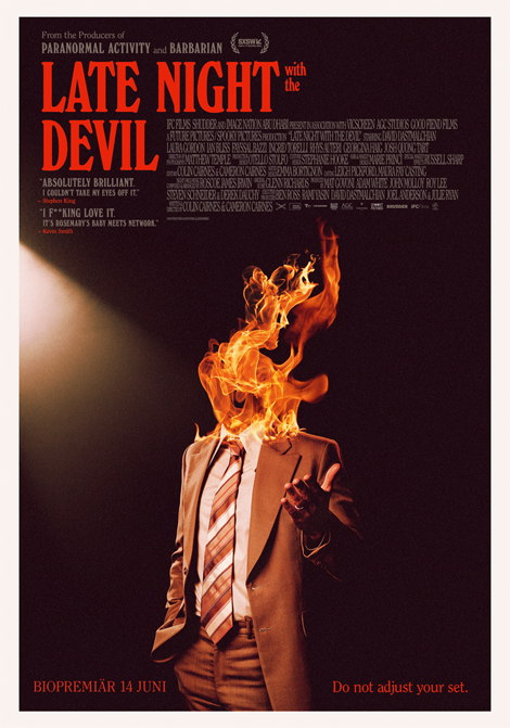Late night with the devil poster