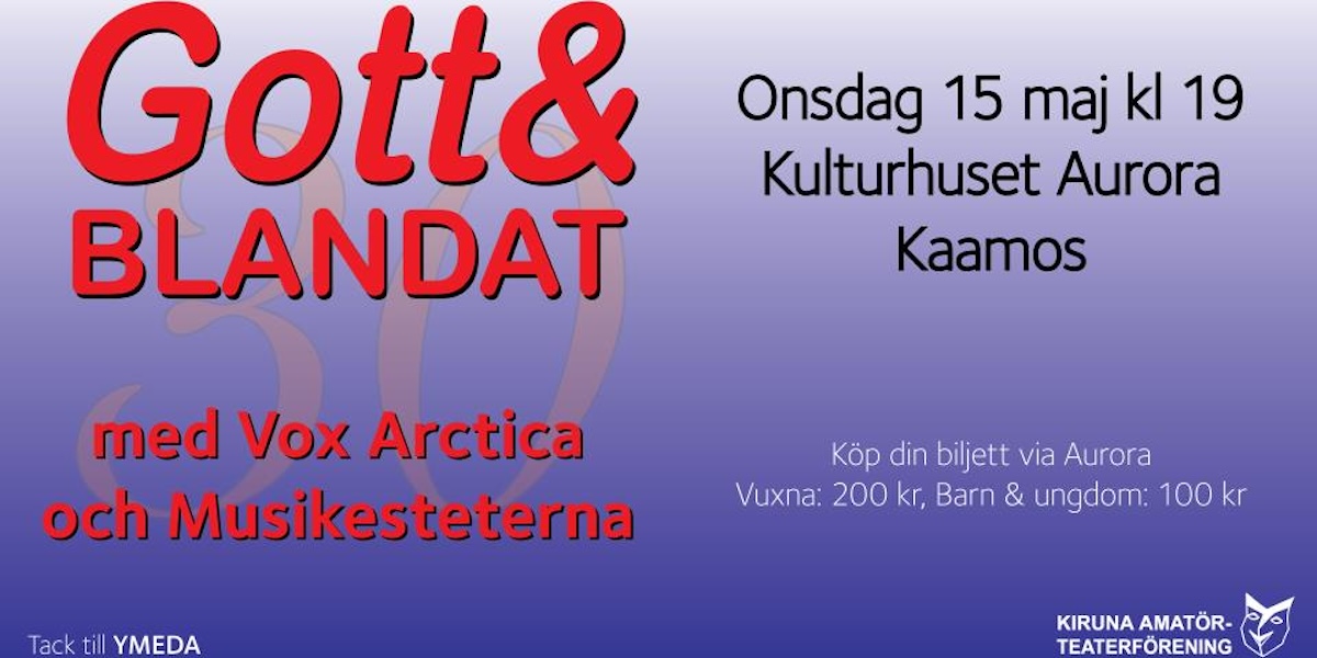 Gott & blandat med Vox Arctica och Musikesteterna Bild