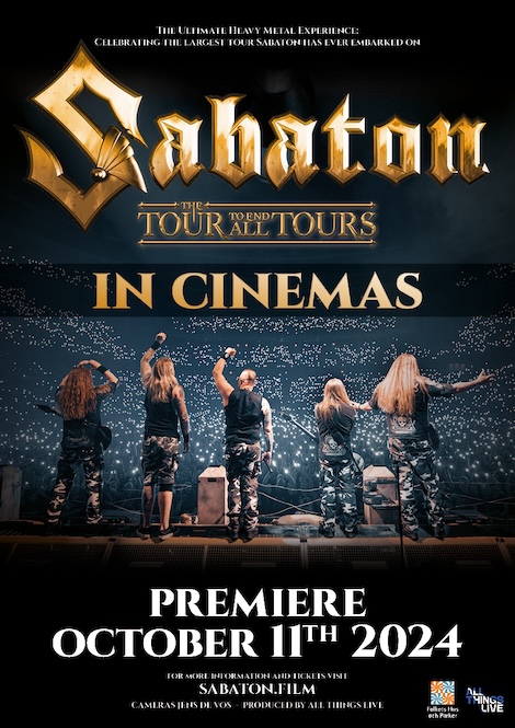 Affisch: Sabaton - The Tour To End All Tours