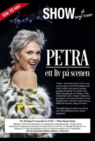 Show - Petra - ett liv på scenen poster