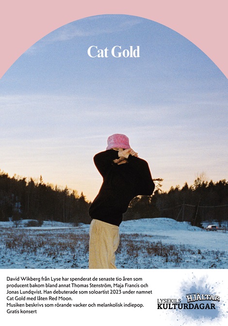 Affisch: Konsert med Cat Gold