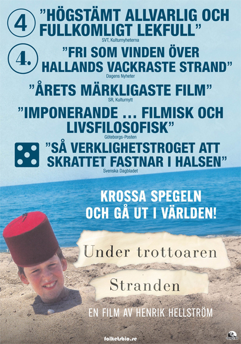 Under trottoaren - Stranden poster