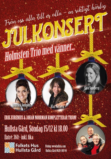 Holmstens Trio med vänner poster