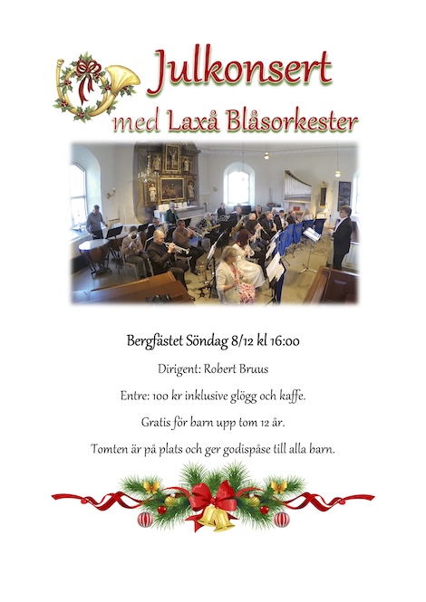 Adventskonsert med Laxå Blåsorkester poster