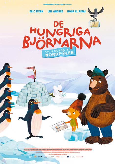 De Hungriga Björnarna och resan till Nordpolen poster