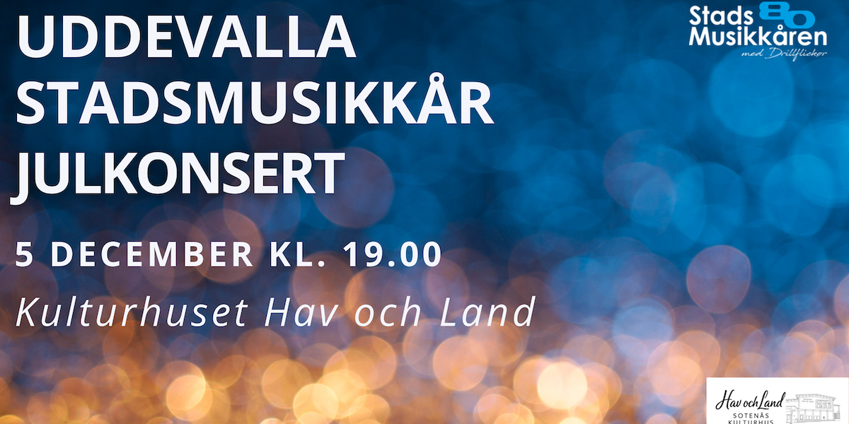 Julkonsert med Uddevalla Stadsmusikkår Bild