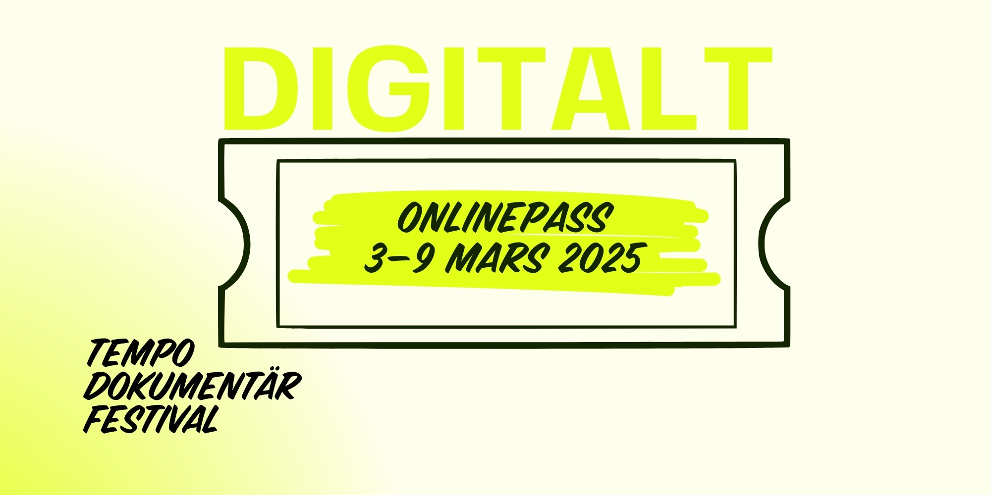 Onlinepass Tempo Dokumentärfestival 2025 Bild