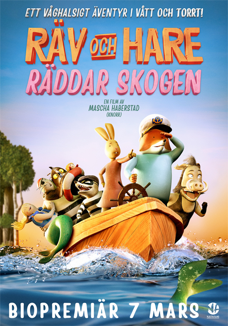 Filmposter för Räv och Hare räddar skogen