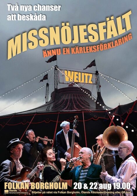 T.O.M.W:s orkester ger MISSNÖJESFÄLT - ännu en kärleksförklaring poster