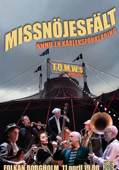 T.O.M.W:s orkester ger MISSNÖJESFÄLT - ännu en kärleksförklaring poster