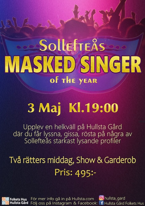 Sollefteå Masked Singer poster