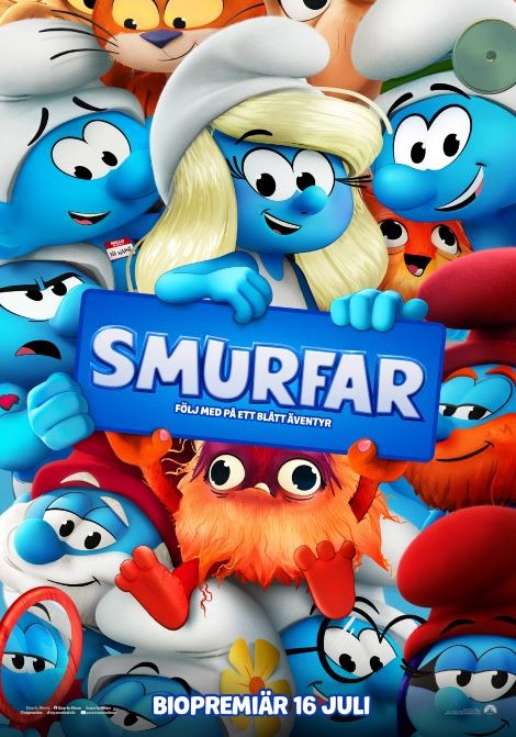 Affisch: Smurfar