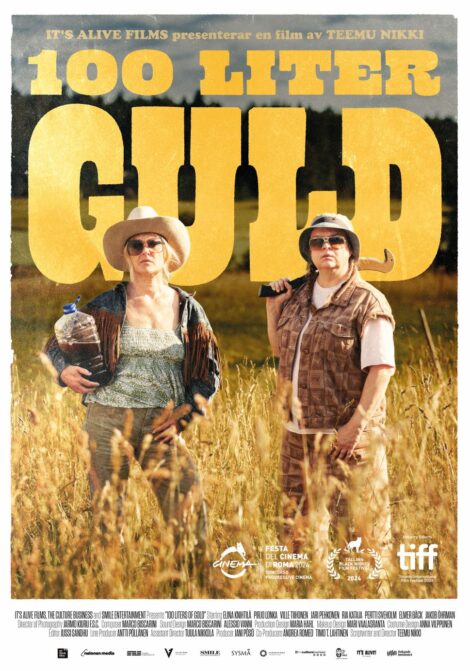 100 liter guld poster