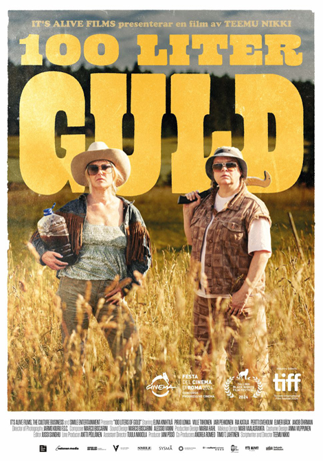 100 liter guld poster