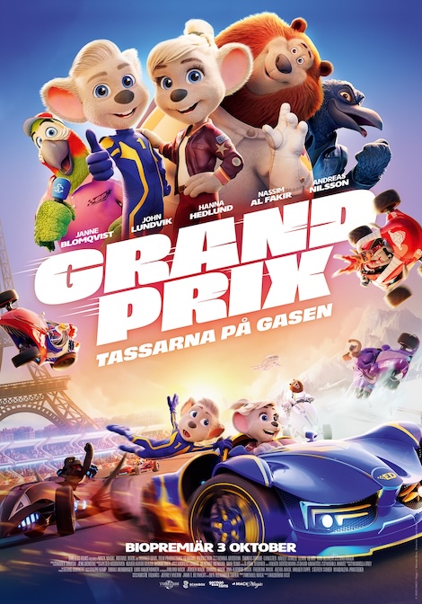Grand Prix - Tassarna på gasen poster