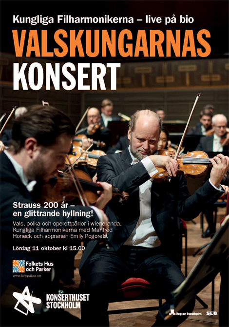 Valskungarnas konsert poster