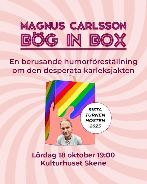 Magnus Carlsson: BÖG IN BOX poster