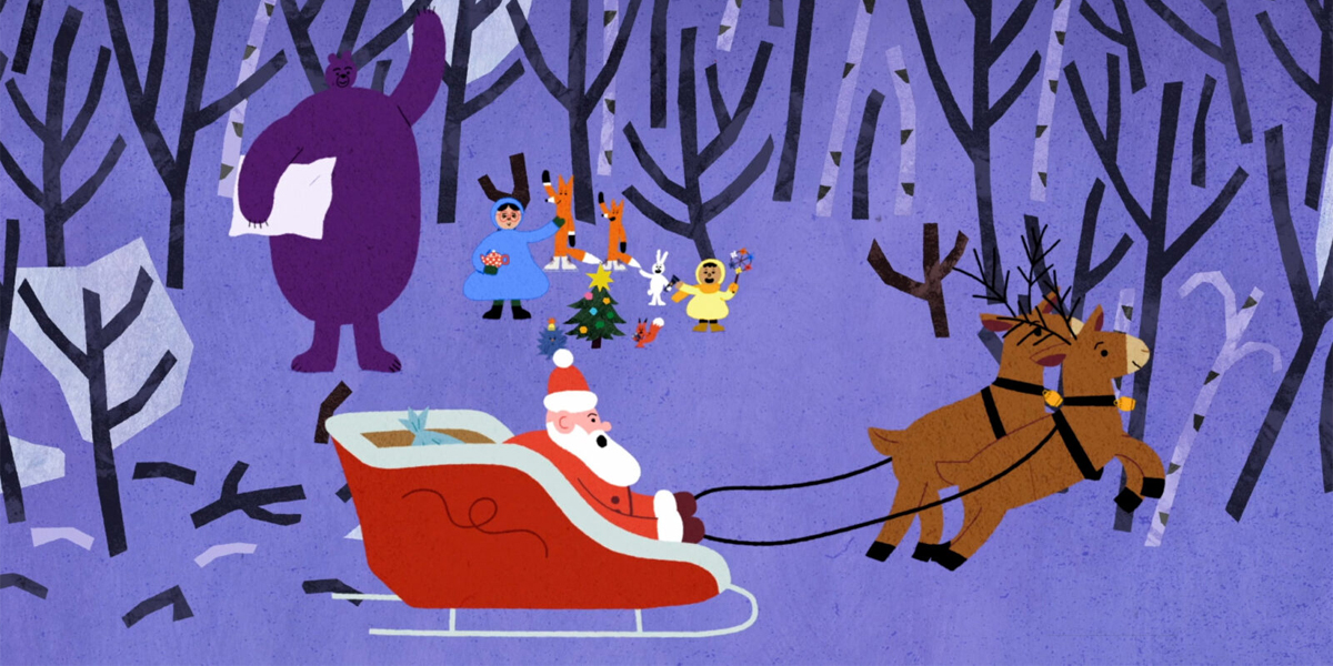 Djurens magiska jul Bild