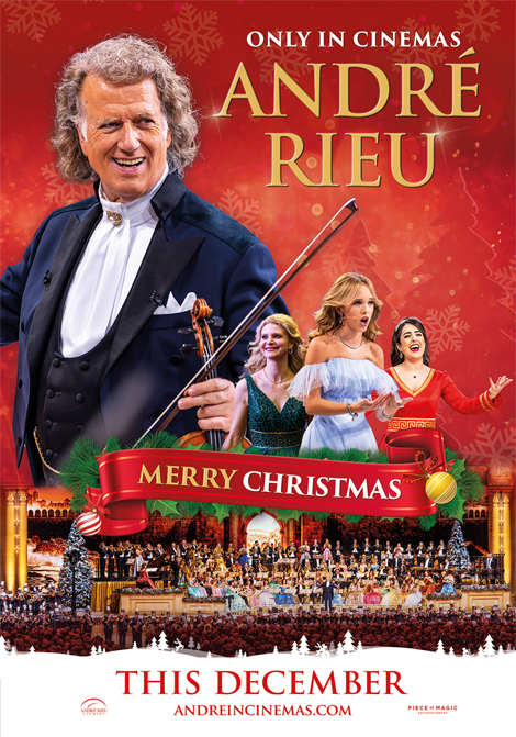 André Rieu's 2025 Christmas Concert: Merry Christmas poster