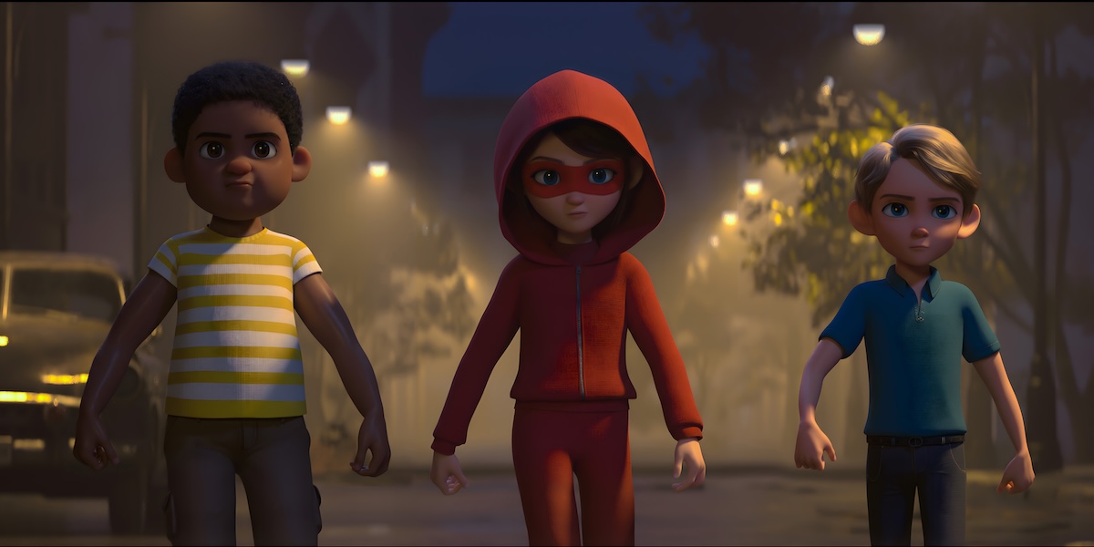 Affisch för specialvisning av Handbok för superhjältar