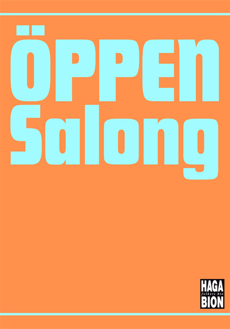 öppen salong: vinnare FRAME kortfilmsfestival poster
