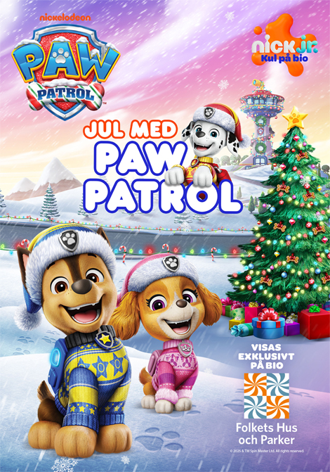 Jul med PAW Patrol poster